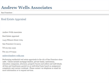 Tablet Screenshot of andrew-wells.com